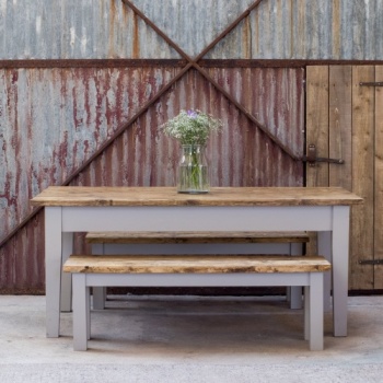 Farmhouse Bench - Straight Legs